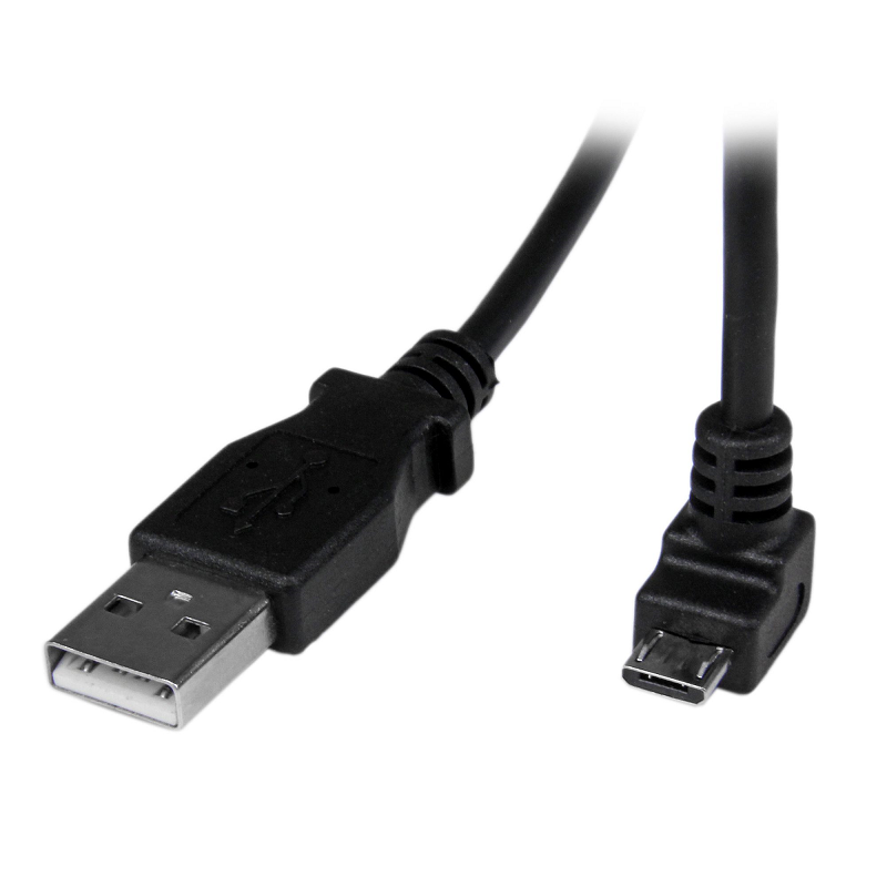 StarTech USBAUB2MD 2m Micro USB Cable - A to Down Angle Micro B
